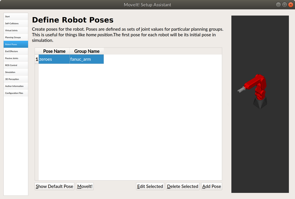 Robot pose added.