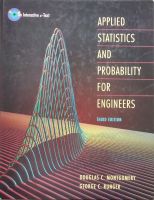 Montgomery, Runger: Applied Statistics and Probability for Engineers